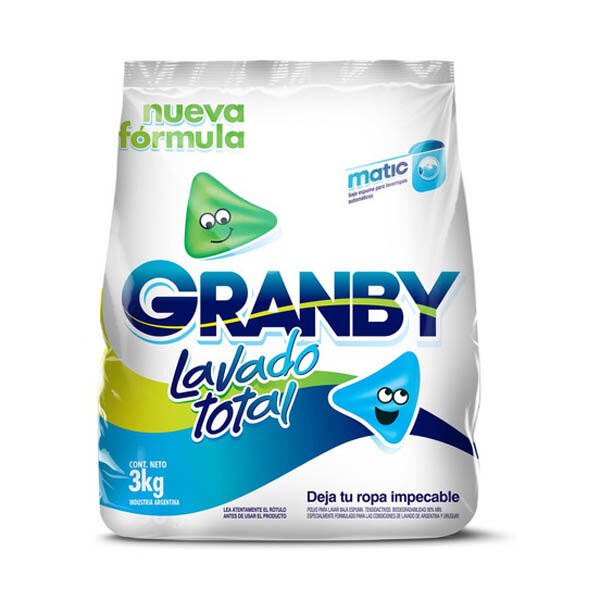 GRAMBY JABON POLVO MATIC X3K