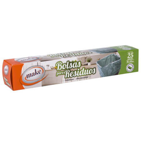 MAKE BOLSAS VERDE 45X60 X25 CAJA