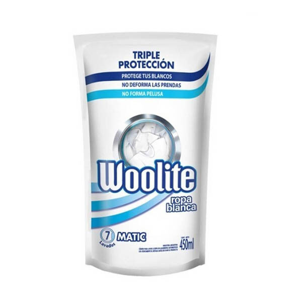 WOOLITE ROPA BLANCA DOY X450
