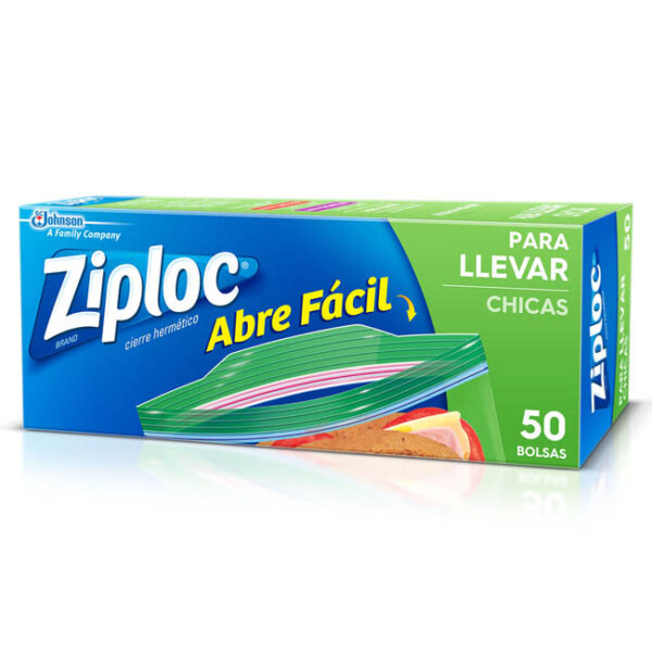 ZIPLOC ABREFACIL BOLSAS CHICAS X 50U