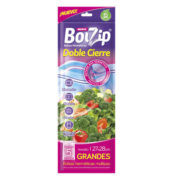 BOLZIP GRANDES X5UN.