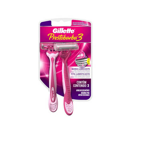GILLETE PREST. 3 MUJER X2