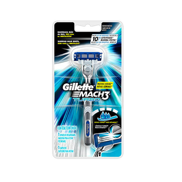 GILLETTE MACH 3 TURBO X2UN